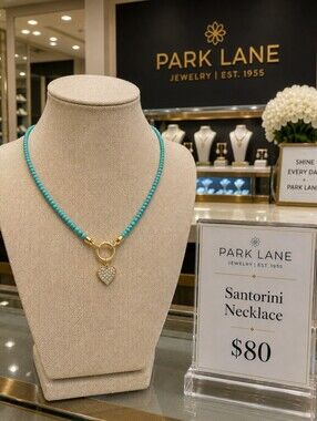Park Lane Turquoise Santorini Necklace Sparkle Box Exclusive
